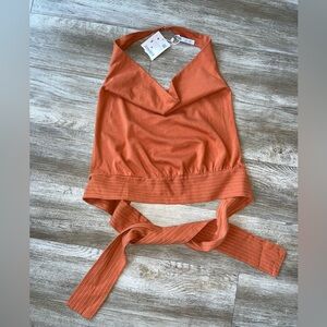 NWT Zara Open Back Halter Top